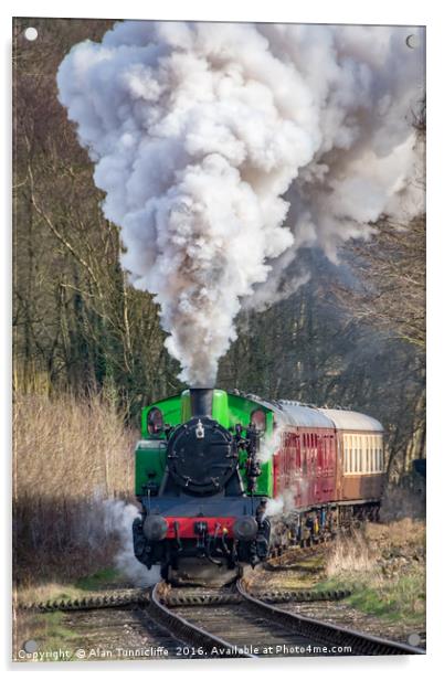 Letting off steam Acrylic by Alan Tunnicliffe