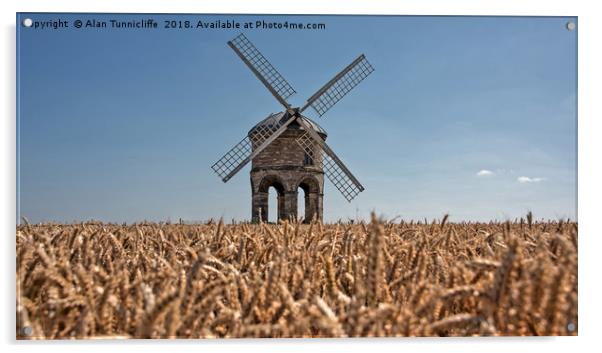 Chesterton windmill Acrylic by Alan Tunnicliffe