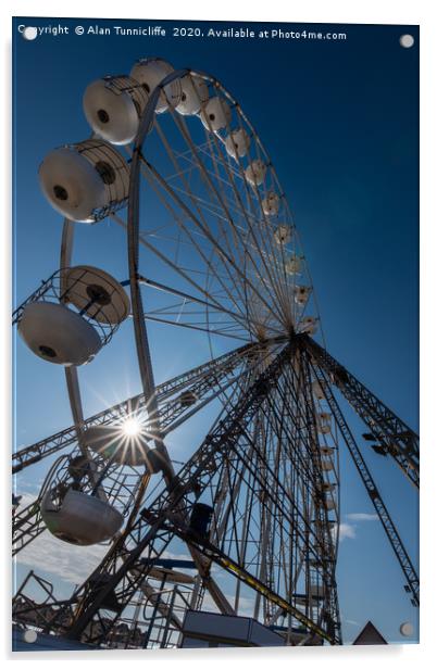 Ferris wheel Acrylic by Alan Tunnicliffe
