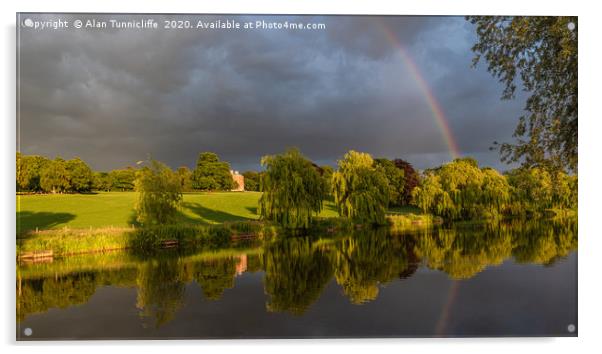 sunlight and rainbow Acrylic by Alan Tunnicliffe