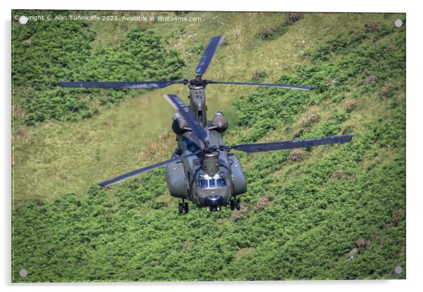 Boeing CH-47 Chinook Acrylic by Alan Tunnicliffe