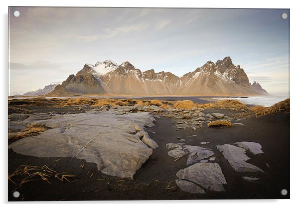 The Vestrahorn  Acrylic by David Howes