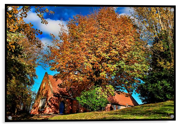 THE ANGLICAN CHURCH OF ST PATRICK Acrylic by Mandy Hedley