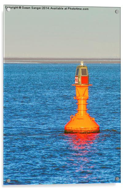 Water buoy Acrylic by Susan Sanger