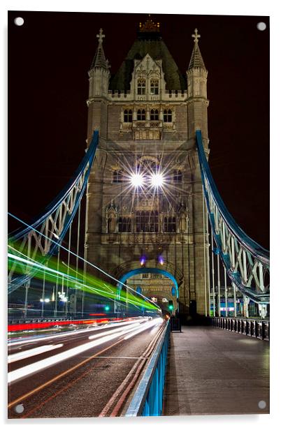 Tower Bridge Acrylic by giuseppe baldan