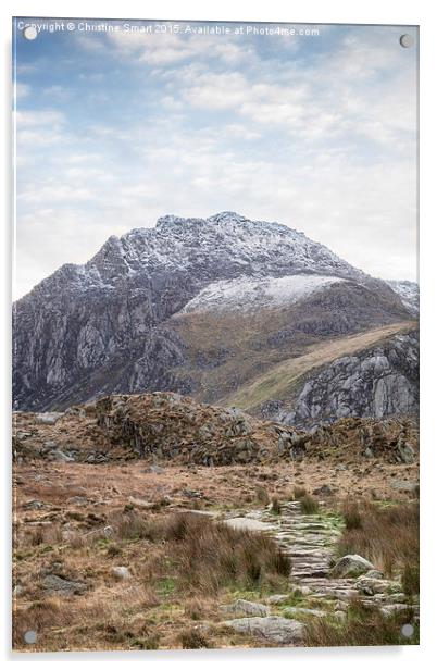  The Path to Tryfan Acrylic by Christine Smart