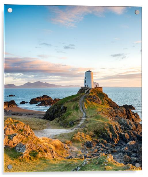 The Anglesey Coast Acrylic by Helen Hotson