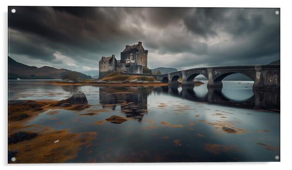 Eileen Donan Castle  Acrylic by Bahadir Yeniceri