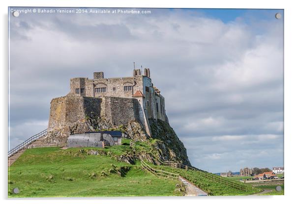 Lindisfarne Castle Acrylic by Bahadir Yeniceri