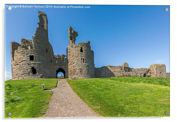  Dunstanburgh Castle Acrylic by Bahadir Yeniceri