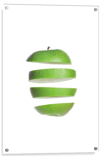 Green Apple Acrylic by Bahadir Yeniceri