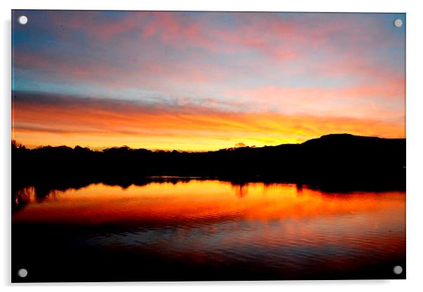Good Morning Peak District Acrylic by Kelvin Brownsword