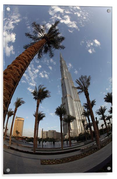 Burj Khalifa 1 Acrylic by Andreas Klatt