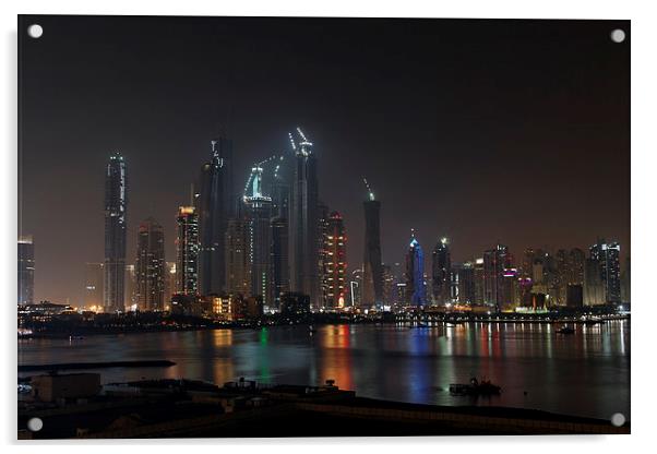 Dubai Marina Acrylic by Andreas Klatt
