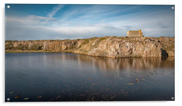 Dagshog Bunker Ruin Panorama Acrylic by Antony McAulay