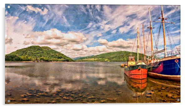 Loch Fyne 01 Acrylic by Antony McAulay