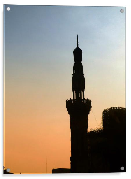 islamic mosque 08 Acrylic by Antony McAulay