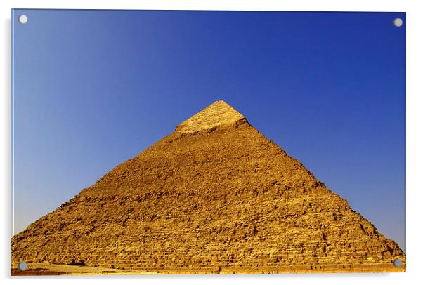 pyramids of giza 16 Acrylic by Antony McAulay