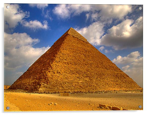 pyramids of giza 28 Acrylic by Antony McAulay