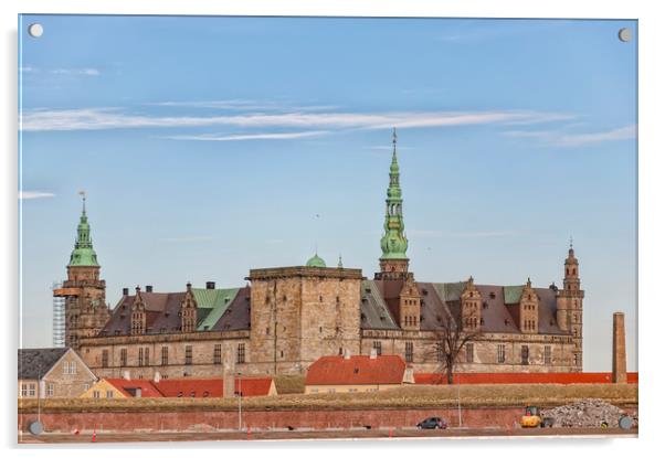 Kronborg castle in Helsingor Acrylic by Antony McAulay