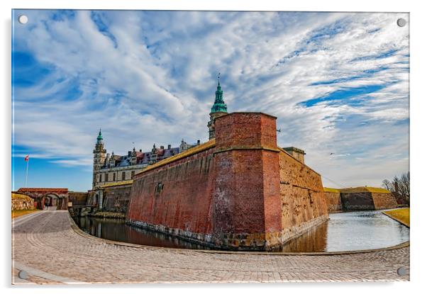 Kronborg castle of Hamlet Acrylic by Antony McAulay