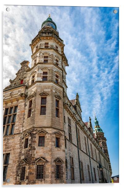 Kronborg Castle Corner Detail Acrylic by Antony McAulay