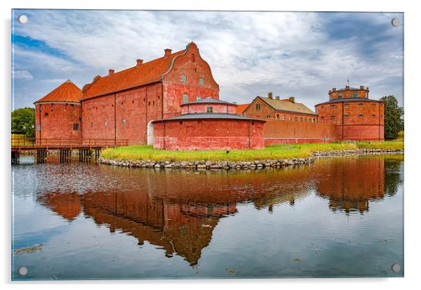 Landskrona Citadel in Sweden Acrylic by Antony McAulay