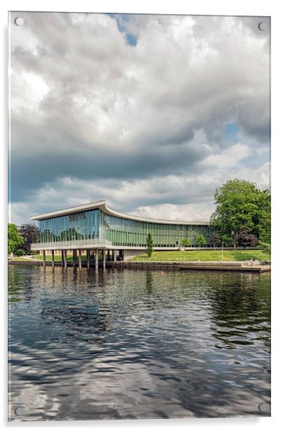 University Library in Halmstad Acrylic by Antony McAulay