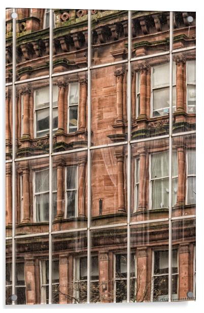 Glasgow Modern Vintage Acrylic by Antony McAulay