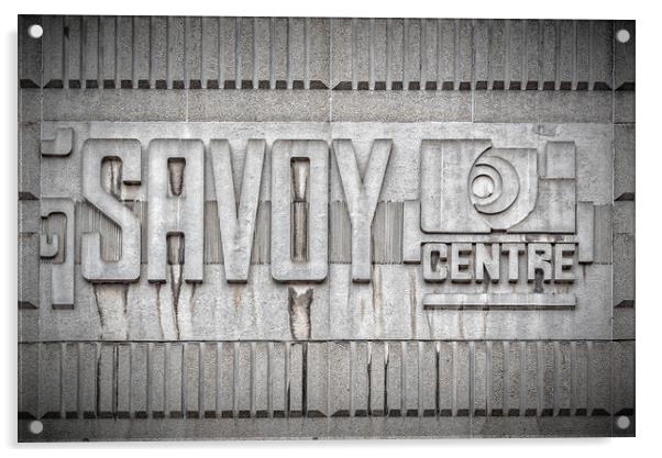Glasgow Savoy Centre Acrylic by Antony McAulay