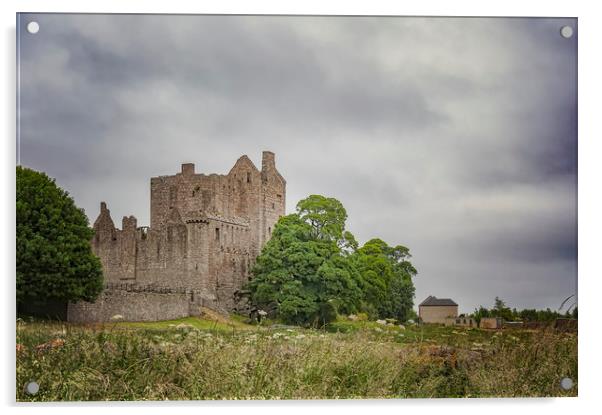 Craigmillar Castle in Edinburgh Acrylic by Antony McAulay