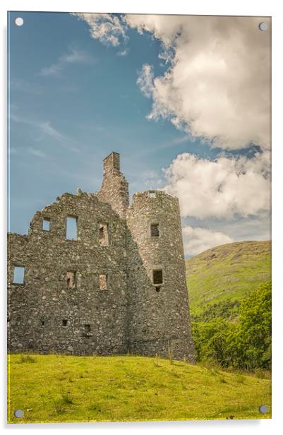 Kilchurn Castle Ruin Acrylic by Antony McAulay