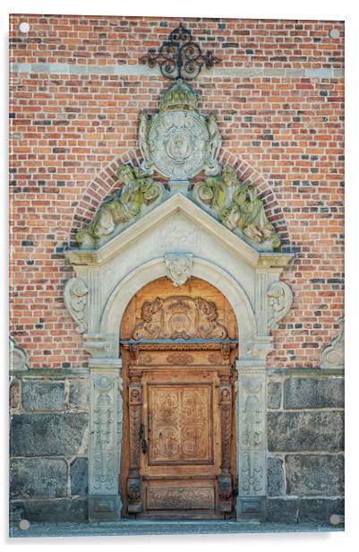 Kristianstad Church Doors Acrylic by Antony McAulay
