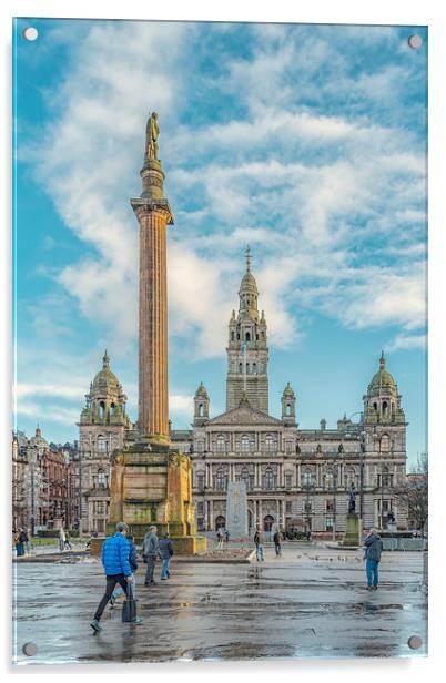 Glasgow City Chambers Acrylic by Antony McAulay