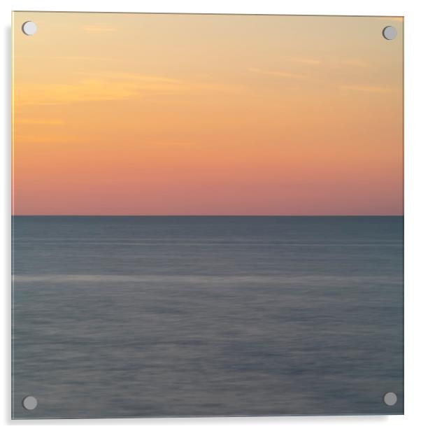 Sun Sea Sunset Horizon Acrylic by Antony McAulay
