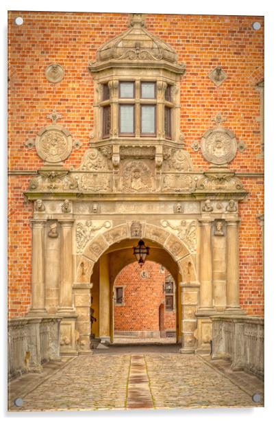 Vallo Castle Entrance Arch Acrylic by Antony McAulay