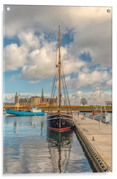 Kronborg Castle From the Harbour Acrylic by Antony McAulay
