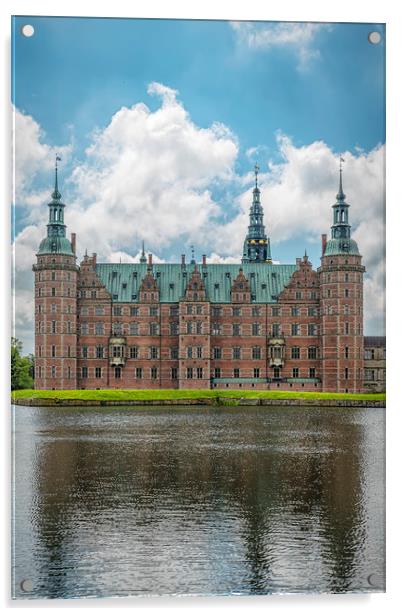 Frederiksborg Castle Lakeside Facade Acrylic by Antony McAulay