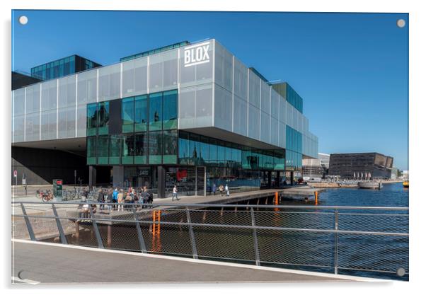 Copenhagen Blox Building with Black Diamond Acrylic by Antony McAulay