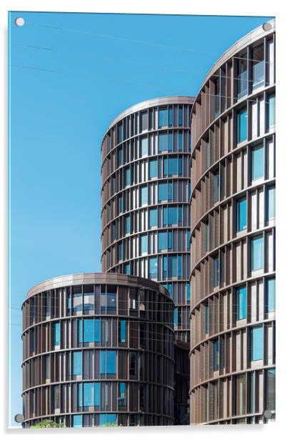 Copenhagen Axel Towers Acrylic by Antony McAulay