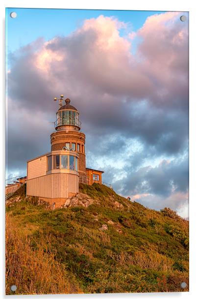 Kullaberg Main Lighthouse in Sunlight Acrylic by Antony McAulay