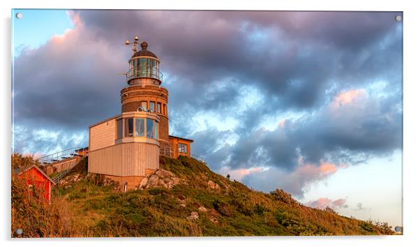 Kullaberg Main Lighthouse Panorama Acrylic by Antony McAulay