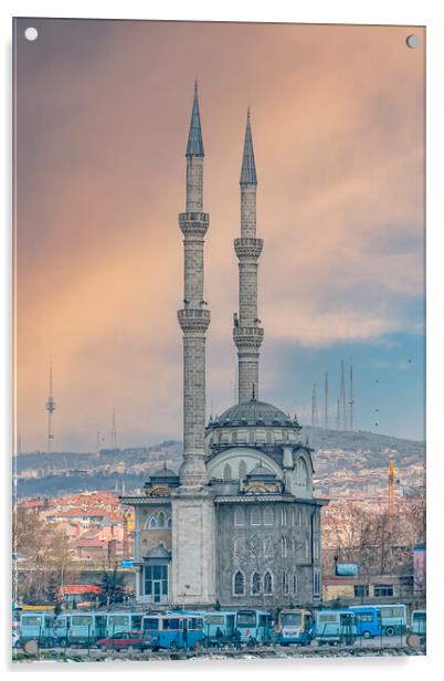 Istanbul Haydarpasa Mosque Acrylic by Antony McAulay