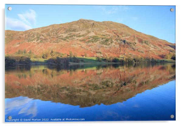 Place Fell reflected in Ullswater Acrylic by David Morton