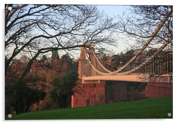 Clifton Suspension Bridge Acrylic by David Morton