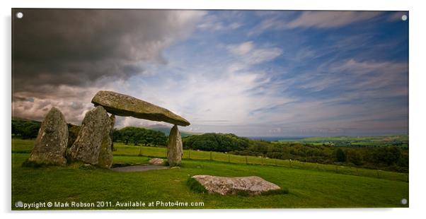 Pentre Ifan Acrylic by Mark Robson