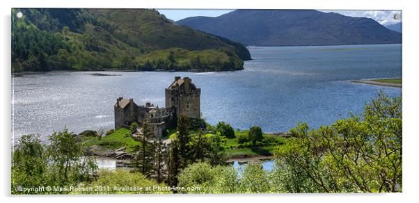 Eilean Donan Castle Acrylic by Mark Robson