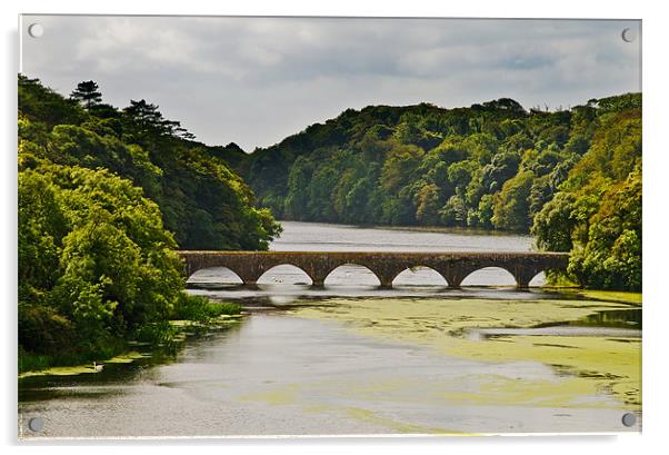 Eight Arch Bridge Acrylic by Mark Robson