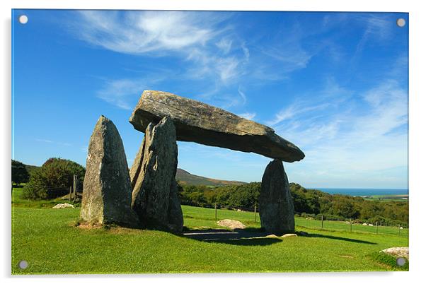 Pentre Ifan Acrylic by Mark Robson