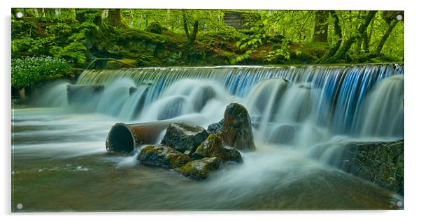 The Weir Acrylic by Mark Robson